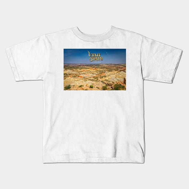 Utah State Route 12 Scenic Drive Kids T-Shirt by Gestalt Imagery